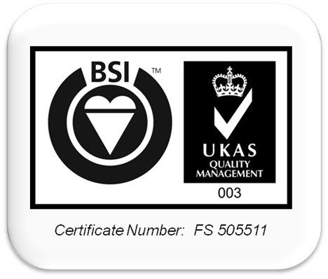 Accredited to ISO9001/2008